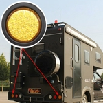 Ficha técnica e caractérísticas do produto 10-30 Truck LED Trailer cauda transformar a luz do sinal (luz amarela)