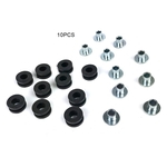 Ficha técnica e caractérísticas do produto 10X Motorcycle Grommets Parafuso de borracha Kit Para Honda Yamaha Suzuki Kawasak