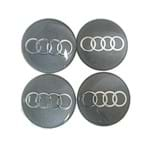 Ficha técnica e caractérísticas do produto 117mm Emblemas Centro Rodas Audi A3 A4 A6 A8 Q7 Tt Quattro