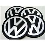 Ficha técnica e caractérísticas do produto 117mm Emblemas Centro Rodas Vw Golf Voyage Parati Saveiro