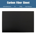 Ficha técnica e caractérísticas do produto 19.69 \\ '\\' x15.75 \\ '\\' Nova Placa de Fibra de Carbono Painel Folha Placa 3K Twill Weave High Glossy
