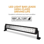 Ficha técnica e caractérísticas do produto 21inch 2 linhas 200W LED Off-road tejadilho do carro Faróis bar strip luzes