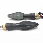 Ficha técnica e caractérísticas do produto 1pair 12V Universal motocicleta Moto turno sinal indicador Blinker Semáforo Amarelo