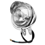 Ficha técnica e caractérísticas do produto 12v Universal Chrome Cor ABS motocicleta Nevoeiro Farol Lâmpada Headlight bulb and assembly