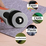 Ficha técnica e caractérísticas do produto 45mm Lâmina De Roda De Rolo Rotary Cutter Tailor Fabric Leather Craft Sewing Tool