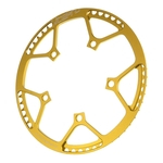 Ficha técnica e caractérísticas do produto 45T 47T 53T 56T 58T Anel de corrente 130 BCD Single Speed ¿¿Chain Ring Ouro 58T