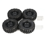 Ficha técnica e caractérísticas do produto 4Pcs 95mm pneus aro de roda para 1/10 Monster Truck Racing acessórios do carro de RC