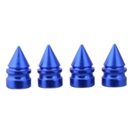 Ficha técnica e caractérísticas do produto 4pcs Pneus Roda Car Alumínio Válvula Caps Auto Moto Cone Shaped Dustproof Airtight Stem Air Covers acessorios Car