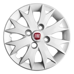 Ficha técnica e caractérísticas do produto 4x Calota Fiat Palio Fire Aro 13 Emblema Original 158cb