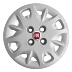 Ficha técnica e caractérísticas do produto 4x Calota Fiat Palio Siena Aro 13 Emblema Original 005cb - Grid
