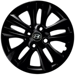 Ficha técnica e caractérísticas do produto 4x Calota Hyundai Hb20 Aro 15 Preto Emblema Original 192cp