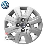 Ficha técnica e caractérísticas do produto 4x Calota Vw Volkswagen Aro 14 Emblema Original 108ca - Grid
