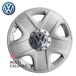 Ficha técnica e caractérísticas do produto 4x Calota Vw Volkswagen Aro 15 Emblema Original 144ar - Grid