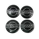 Ficha técnica e caractérísticas do produto 56mm Emblemas Centro Rodas Nissan Livina Granlivina Frontier