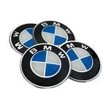 Ficha técnica e caractérísticas do produto 65mm Emblemas Centro Rodas Bmw 325 318 330 525 540 Serie 3 5