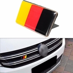 Ficha técnica e caractérísticas do produto 63mm x 32mm universal alemão bandeira grade emblema emblema para vw jetta golf audi