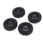 Ficha técnica e caractérísticas do produto 96mm Pneus De Borracha Pneus 1.9 "Rodas Para 1/10 RC Crawler Monster Truck Car