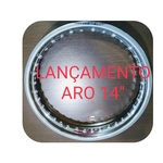 Ficha técnica e caractérísticas do produto Aro Roda moto Traseiro Cromado Honda Biz E Pop medida 14x160 - marca Fabreck