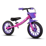 Ficha técnica e caractérísticas do produto Balance Bike Nathor Rosa Aro 12`