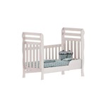 Berço Mini Cama Bella Branco Alto Brilho