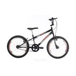 Ficha técnica e caractérísticas do produto Bicicleta 20" Juvenil BMX Noxx Cross Preta Track Bikes