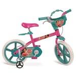 Ficha técnica e caractérísticas do produto Bicicleta 14 Bandeirante Elena de Avalor Disney - Rosa