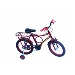 Ficha técnica e caractérísticas do produto Bicicleta 16 Barrinha Onix Vermelha