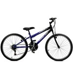 Ficha técnica e caractérísticas do produto Bicicleta 24 Ciclone Plus 21 Marchas - Master Bike - Azul com Preto