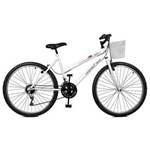 Ficha técnica e caractérísticas do produto Bicicleta 24 Feminina Serena Plus 21 Marchas Master Bike Branco - Selecione=Branco