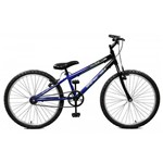 Ficha técnica e caractérísticas do produto Bicicleta 24 Freios V-brake Ciclone - Master Bike - Azul com Preto