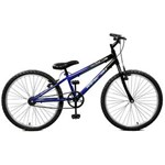 Ficha técnica e caractérísticas do produto Bicicleta 24 Freios V-Brake Ciclone - Master Bike - Azul com Preto
