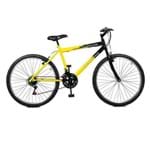 Bicicleta 26 Ciclone Plus 21M - Master Bike - Amarelo com Preto