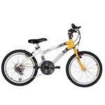 Ficha técnica e caractérísticas do produto Bicicleta Aro 20 18 Marchas Evolution Amarela Atho