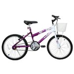Ficha técnica e caractérísticas do produto Bicicleta Aro 20 Cairu Star Girl com Cesta