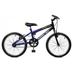 Ficha técnica e caractérísticas do produto Bicicleta Aro 20 Ciclone Azul com Preto Masculina Sem Marchas - Master Bike