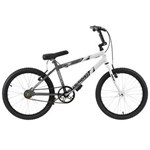 Ficha técnica e caractérísticas do produto Bicicleta Aro 20 Cinza Fosca e Branca Bicolor Pro Tork Ultra