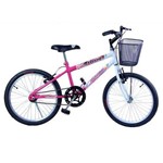 Bicicleta Aro 20 Dalannio Bike F Melissa Pink com Branco