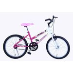 Ficha técnica e caractérísticas do produto Bicicleta Aro 20 Dalannio Bike F Milla Pink com Branco