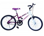 Ficha técnica e caractérísticas do produto Bicicleta Aro 20 Dalannio Bike F Milla Violeta com Branco