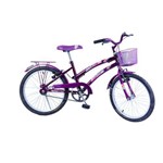 Ficha técnica e caractérísticas do produto Bicicleta Aro 20 Dalannio Bike F Susi Violeta