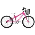 Ficha técnica e caractérísticas do produto Bicicleta Aro 20 em Alumínio Sweet Girl Com Cesta Mormaii