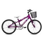 Ficha técnica e caractérísticas do produto Bicicleta Aro 20 em Alumínio Sweet Girl com Cesta Mormaii