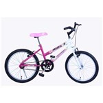 Ficha técnica e caractérísticas do produto Bicicleta Aro 20 F. Milla Pink C/ Branco Dalannio Bike
