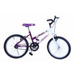 Ficha técnica e caractérísticas do produto Bicicleta Aro 20 F. Milla Violeta C/ Branco Dalannio Bike