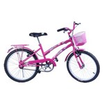 Ficha técnica e caractérísticas do produto Bicicleta Aro 20 F. Susi Pink Dalannio Bike