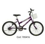 Ficha técnica e caractérísticas do produto Bicicleta Aro 20 Fast Girl Free (Roxo)