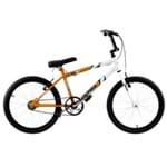 Bicicleta Aro 20 Laranja e Branca Aço Carbono Bicolor Ultra Bikes