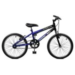 Ficha técnica e caractérísticas do produto Bicicleta Aro 20 Masculina Ciclone Azul com Preto Master Bike Sem Marchas