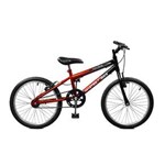 Ficha técnica e caractérísticas do produto Bicicleta Aro 20 Masculina Ciclone Vermelho com Preto Master Bike Sem Marchas