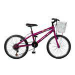 Bicicleta Aro 20 Master Bike Serena Plus 7 Marchas Violeta